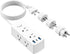 European Travel Plug Adapter, Olcorife Power Strip with 6 Outlets, 3 USB Ports, 5ft Extension Cord