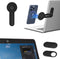 CloudValley Webcam Slider + Adjustable Laptop Magnetic Phone Holder Bundled Items (Black)