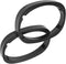 Unifizz 2Pcs Universal Car Speaker Spacer Extender Plastic Adapter 25mm Thickness for 6x9 Speakers