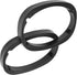 Unifizz 2Pcs Universal Car Speaker Spacer Extender Plastic Adapter 25mm Thickness for 6x9 Speakers