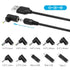 10-in-1 5V 5.52.1mm 5FT Belker Universal DC Power Cable,USB to DC Plug with Type-C, Micro USB, Mini USB and More