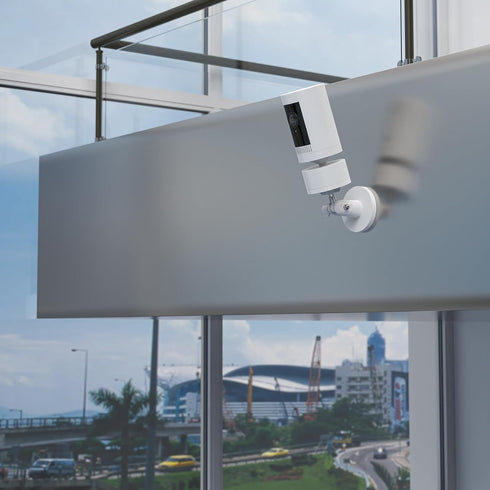 HOLACA Magnetic Wall Mount Stand for Pan Tilt Indoor Outdoor Camera, No Tools Required, White