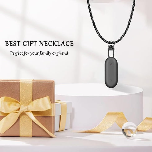 HonLanful Neck Strap Compatible with PLAUD NotePin AI Voice Recorder Necklace Accessories Metal Stainless Steel
