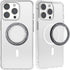 metisinno Magnetic Base Compatible with PopSocket Phone Grips and iPhone MagSafe Cases, Black Sparkle Glitter