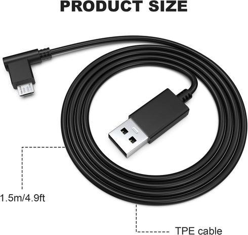 Sqrmekoko Replacement Data Sync Charging Power Supply Cable Cord - Compatible with Wacom Intuos and Bamboo Models