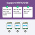 ipolex PCIE X1 to M.2/NGFF (A+E Key) WiFi Bluetooth Wireless Module Adapter Card with Dual-Band 2.4&5G 2X 5dBi Antenna
