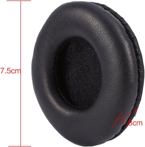 Fosa Soft Replacement Ear Pads - PU Leather Earpad Cushions for J3, SJ33, SJ5, SJ55, ES7, ESW9, Black