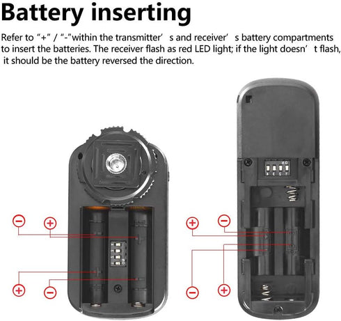 Pixel Oppilas/DC2 Wireless Remote Shutter Release for Nikon Z6, Z7, D3100, D3200, D3300, D5000, D5100, D600