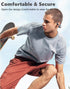 Bone Conduction Headphones Bluetooth Open Ear, Wireless On Ear Headphones with Up to 38 Hours Playtime