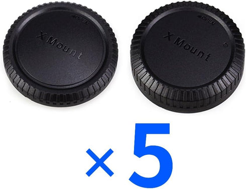 Camera Rear Lens Cap & Body Cap Cover for Fuji Fujifilm X Mount Cameras X-T30 X-T20 X-T10 X-E4 X-T4 X-T3 X-PRO3 X-PRO2