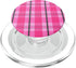 PopSockets Phone Grip - Pink Plaid PopGrip for MagSafe