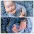 Zeroest Newborn Photography Stretch Wrap - Boy Girl Baby Wraps Photography Props, Stretch Blanket for Baby (Blue)