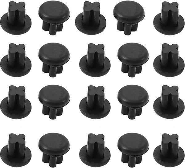 3.5mm Headphone Jack Dust Plug, Black, 25PCS