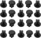 3.5mm Headphone Jack Dust Plug, Black, 25PCS