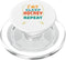 Couscous Eat Sleep Hockey Repeat funny retro vintage PopSockets MagSafe PopGrip for iPhone
