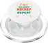 Couscous Eat Sleep Hockey Repeat funny retro vintage PopSockets MagSafe PopGrip for iPhone