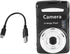 Small Digital Camera 16MP, Compact Digital Camera with 2.4in Large Screen, Portable for Travel Use (Black)