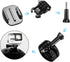 Fulushouxi 18 Set Helmet Adhesive Sticky Mount, Compatible with GoPro Hero 10/9/8/7, Action Camera