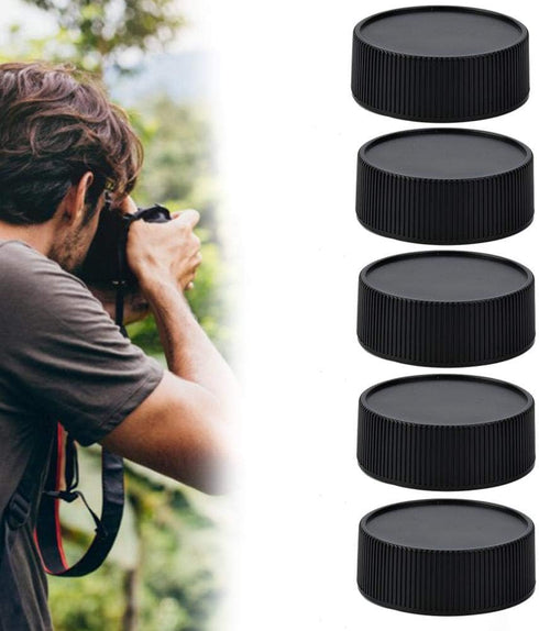 Rear Lens Cover for M M6/7/8 LM Camera, Protective Plastic Lens, Scratch Proof, Dustproof, Shock-Absorbent (5 Packs)