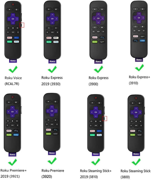 CaseBot Remote Case for Roku Voice, Express HD / 4K+, Ultra LT Enhanced Voice, Streaming Stick+ Remote, Pink Sand Anti