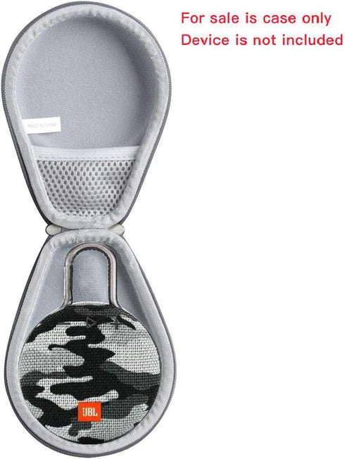 Hermitshell Travel Case Fits JBL Clip 3 Portable Waterproof Wireless Bluetooth Speaker (Black Camo)
