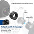 Lightdow T2-RF T Mount Camera Lens Adapter T-Ring M42x0.75mm for Canon R3 R5 R6 R7 R8 R10 R50 R100 etc