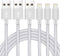 Ximytec 10ft Mfi-Certified iPhone Charger Cable 3-Pack, Nylon Braided USB Cord for iPhone 12/11/XS/XR/X/8/7/6/5/iPad -