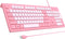 COLIKES Wired Keyboard, Ultra-Thin USB Wired Computer Keyboard, Low-Profile Keys, Spill-Resistant, Multimedia Keys,