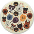 Animal Lover Dog Lover Pet Owner Cute Paw Prints PopSockets Standard PopGrip