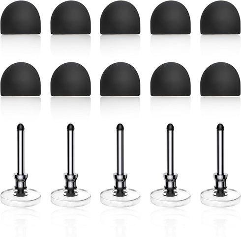 Bopomofo 10 Rubber Tips+5 Transparent Disc Trips,High Precision and High Sensitivity Stylus Replacement