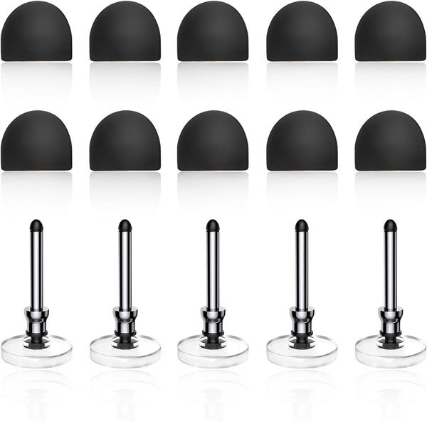 Bopomofo 10 Rubber Tips+5 Transparent Disc Trips,High Precision and High Sensitivity Stylus Replacement