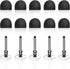Bopomofo 10 Rubber Tips+5 Transparent Disc Trips,High Precision and High Sensitivity Stylus Replacement