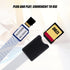 FOSA 48cm SD to SD Card Extender Cable, Memory Card Adapter Flexible Extender Cord Linker for DVD