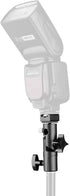 Updated Flash Bracket-ChromLives Light Stand Mount, Cold Shoe Flash Stand for DSLR Camera, Photography Umbrella
