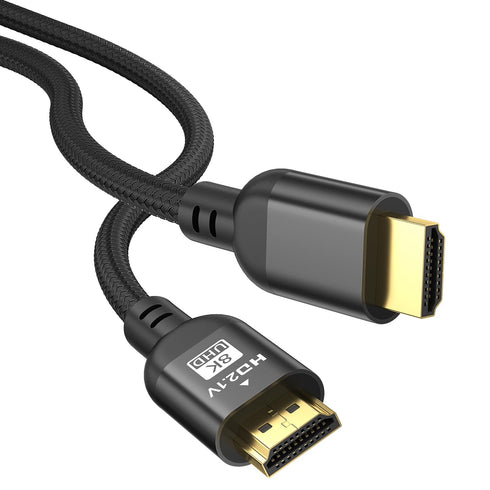 8K 6.6FT 2.1 8K@60Hz 4K@120Hz, 3D PS4/PS5 Diyanisly Hdmi Cable Ultra, High Speed HDMI Cable, Support ARC, Ethernet