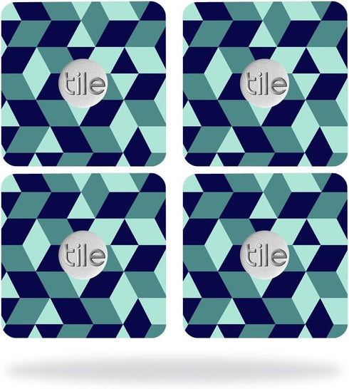MightySkins Skin Compatible with Tile Slim Key Finder (4 Pack) Wrap Cover Sticker Skins Geo Tile