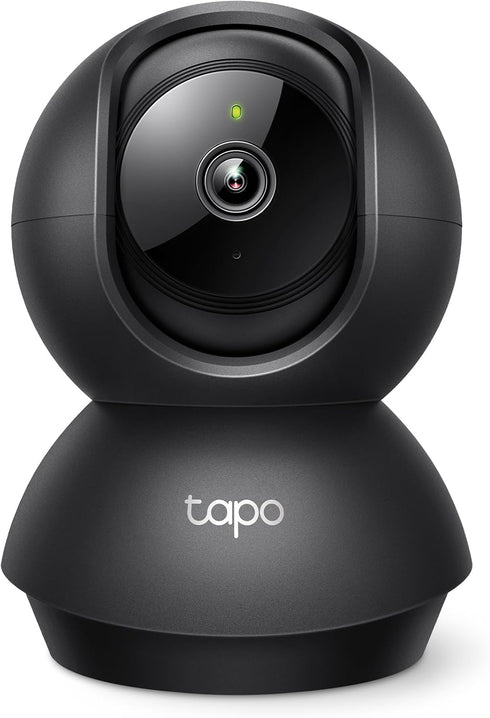 Tapo 1080P Indoor Pan/Tilt Wired Security Camera - Works as a Baby &