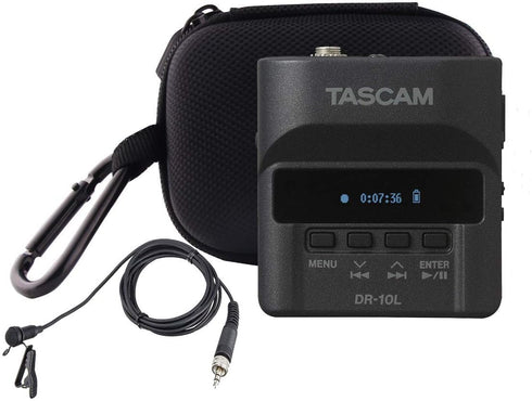 WERJIA F2/Tascam DR-10L/DR-10L Hard EVA Travel Case Fits Zoom Pro Portable Digital Audio Recorder(black)