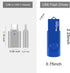 WesData 32GB 2.0 1 USB Flash Drive and USB C Adapter, Thumb Drive USB Memory Stick Jump Drive, Compatible with OTG Type