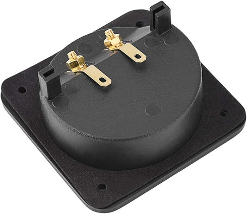 Speaker Box Terminal Cup, Square Double Binding Post Subwoofer Box Terminal Plates for DIY Home Car Stereo Speaker