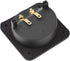 Speaker Box Terminal Cup, Square Double Binding Post Subwoofer Box Terminal Plates for DIY Home Car Stereo Speaker