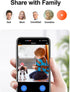 Two-Way Video Calling Camera, 2.8 inch HD Screen, 1080P Indoor Home Security Camera, Pet Camera