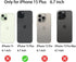 3 PCS Anti-Spy Tempered Glass for iPhone 15 Plus - 9H Hardness, Anti-Peeping, 6.7" Screen Protector (Green)