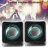 Computer Speakers for Desktop PC, Laptop, Mac, USB 2.0 Mini Wired Combination Speaker, Dual Stereo with Volume Control.