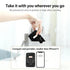 PTDFG Devices(1 Pack Adjustable Phone Stand for Desk - Foldable Cell Phone Holder for All Phones and Android Black)