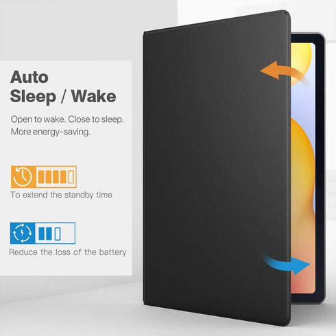 TiMOVO Ultra Slim Lightweight Magnetic Stand Case for All-New Samsung Galaxy Tab S6 Lite 10.4 Inch - Black