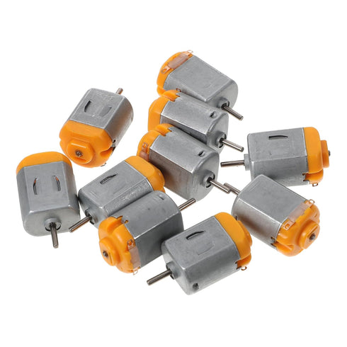20pcs POPETPOP Motor Round Shaft Electric Motor for Toy Boats for Projects Easy to Install High Reliability