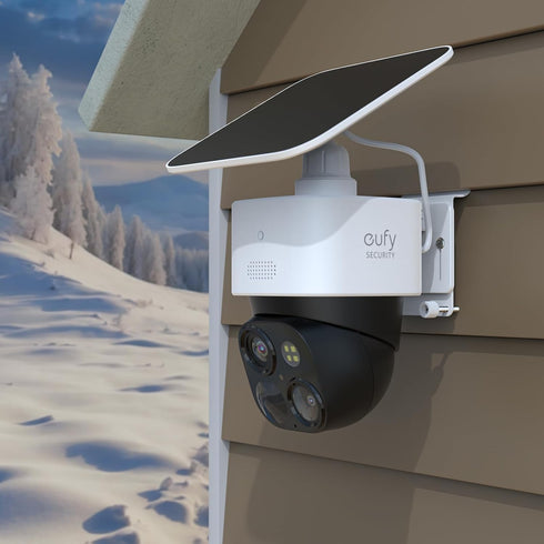HOLACA Siding Clips Bracket Mount for Eufy SoloCam S340 Solar Security Outdoor Camera, White