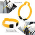 Film Vinyl Wrap Rolls Holder, Plastic Hoop Ring Clamp with Quick Release Handle, Pack of 4 with 2 Sizes