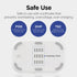 mooas All-Rounder 4 in 1 Fast Wireless Charging Nightlight Clock, Compatible with iPhone 15 14, Galaxy S24 S23